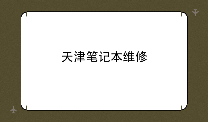 天津笔记本维修