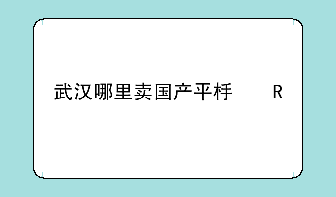 武汉哪里卖国产平板电脑