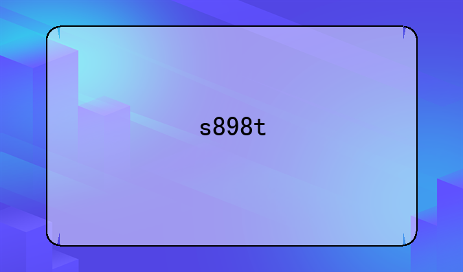 s898t