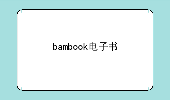 bambook电子书