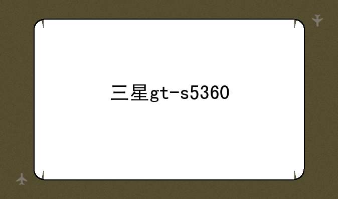 三星gt-s5360