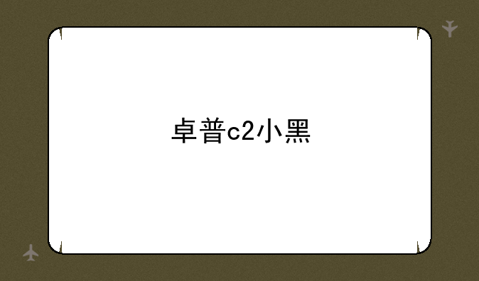 卓普c2小黑