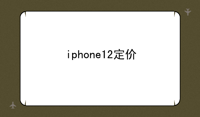 iphone12定价